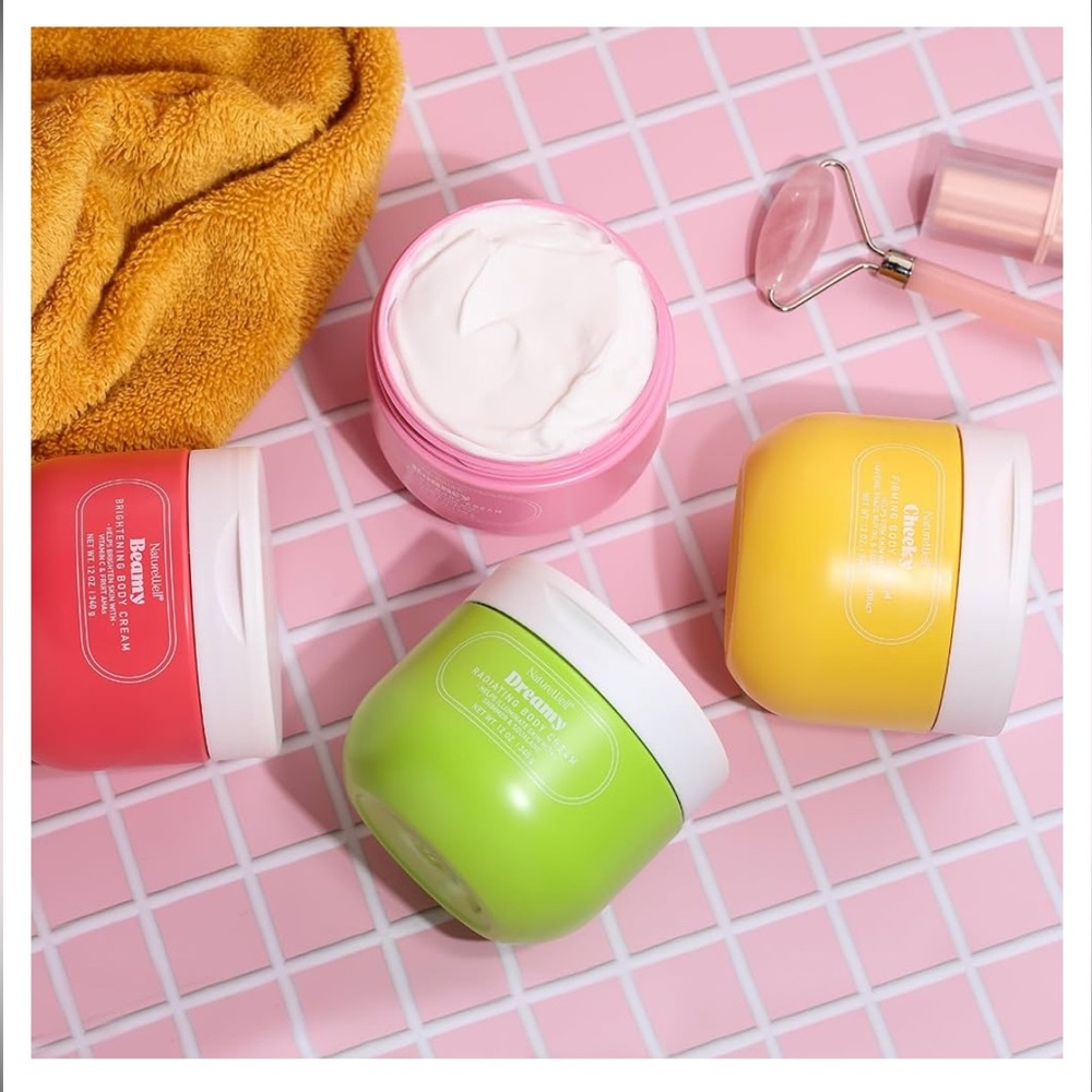 New! NatureWell Body Cream Set 3oz: Bouncy, Beamy, Dreamy, Cheeky. - Picture 3 of 5